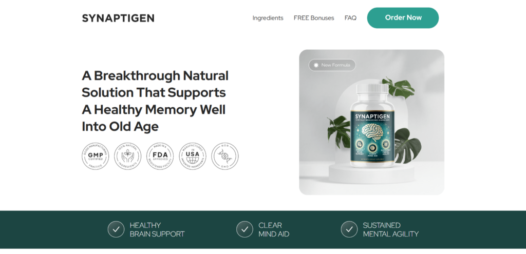 Synaptigen official website