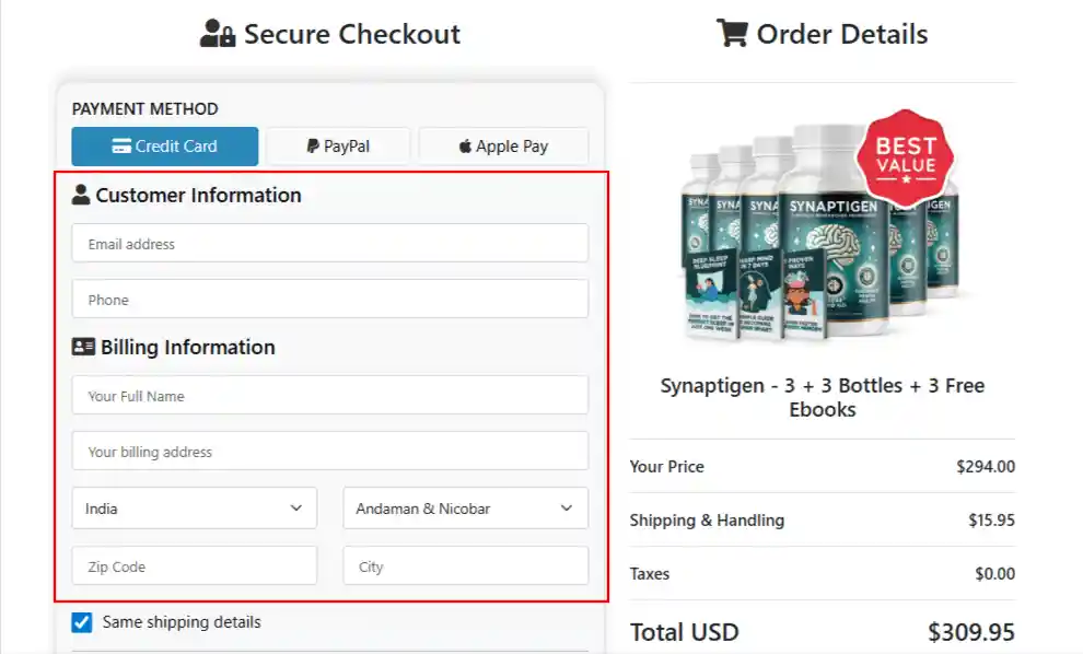Synaptigen-discount